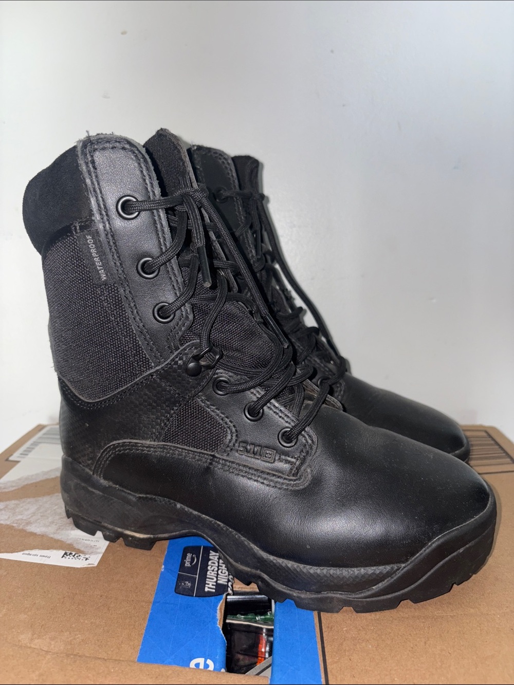 5.11 Tactical Black Rugged Duty Boots size 6.5